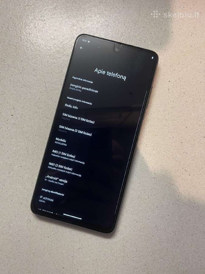 Xiaomi Poco x3 Pro 8gb + 256gb - nuotraukos Nr. 4