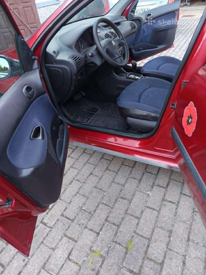 Peugeot 206 automatas - nuotraukos Nr. 14