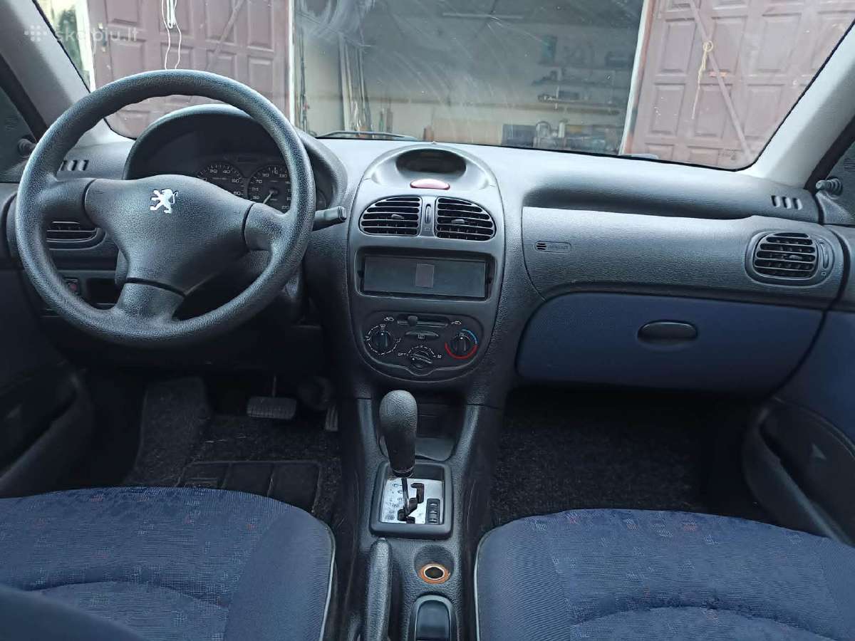 Peugeot 206 automatas - nuotraukos Nr. 15