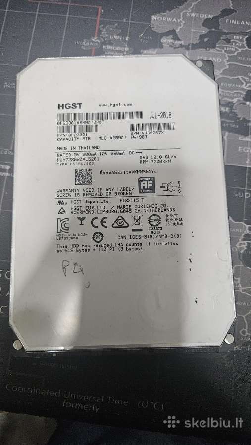 8tb Sas 12g Serveriniai HDD Diskai - nuotraukos Nr. 3