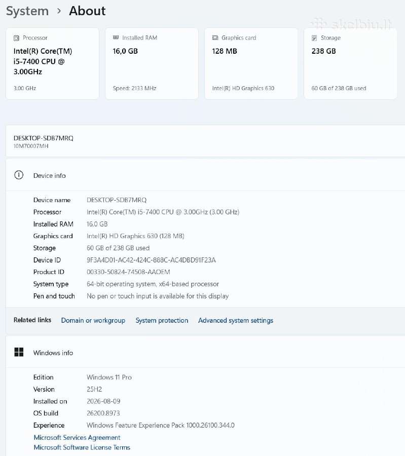 Lenovo Thinkcentre M710s - nuotraukos Nr. 6