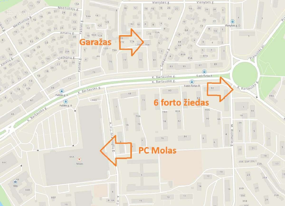 Didelis, tvarkingas garažas K. Baršausko g. - nuotraukos Nr. 3