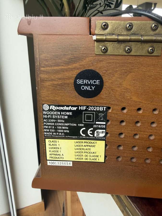 Roadstar Hif-2020bt retro muzikos centras - nuotraukos Nr. 3