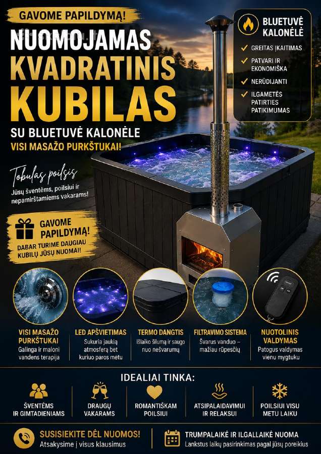 Numuojama kubilas, pirtis, šventinė palapinė - nuotraukos Nr. 9