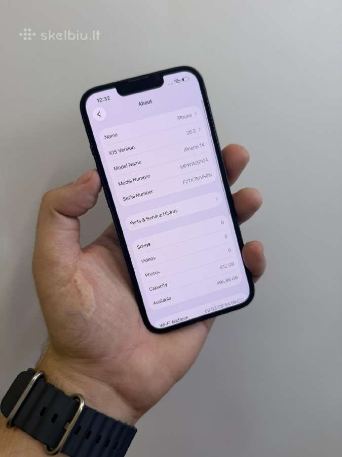iPhone 14 512 GB - 100% - nuotraukos Nr. 5