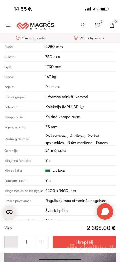 Sofa - nuotraukos Nr. 2