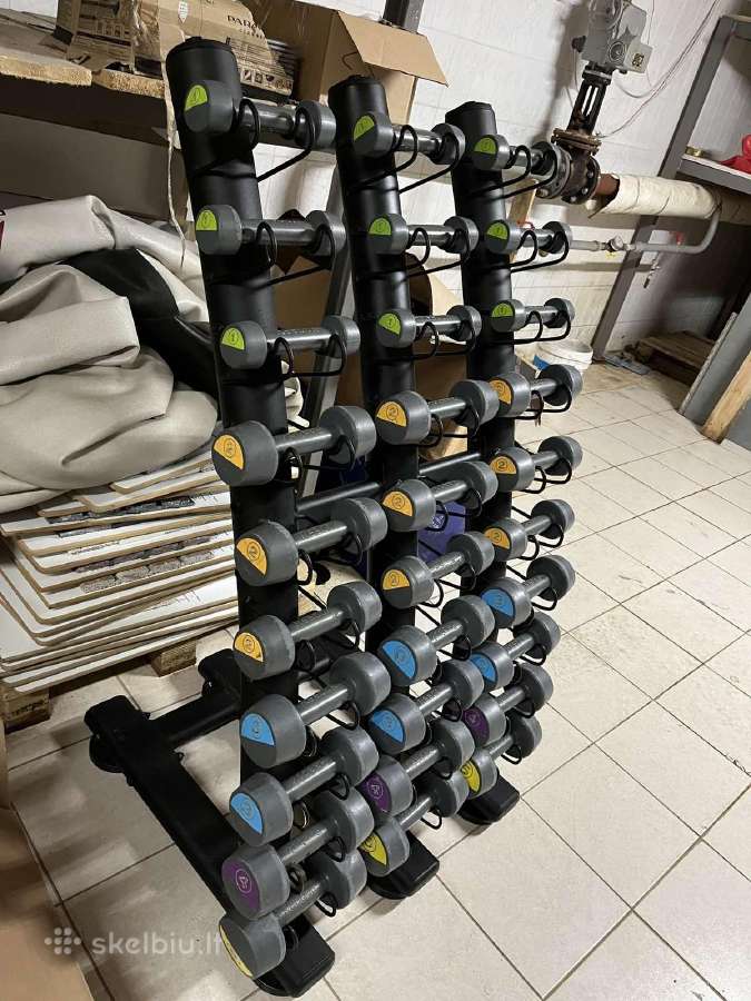 Hantelių Reebok kompl.su rėmu - nuotraukos Nr. 6