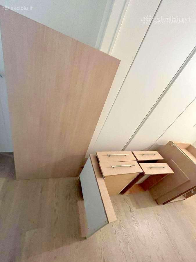 Rašomasis stalas 140x70 cm su 4 stalčiais - nuotraukos Nr. 3