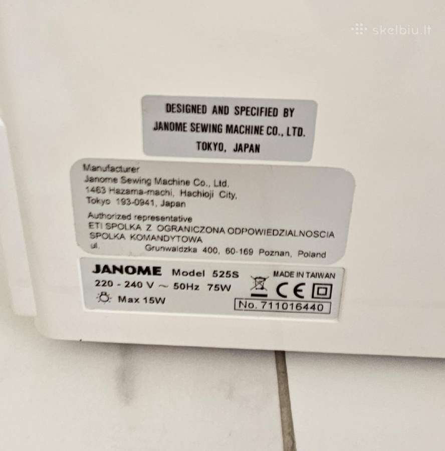 Janome Sewist 525s - nuotraukos Nr. 4