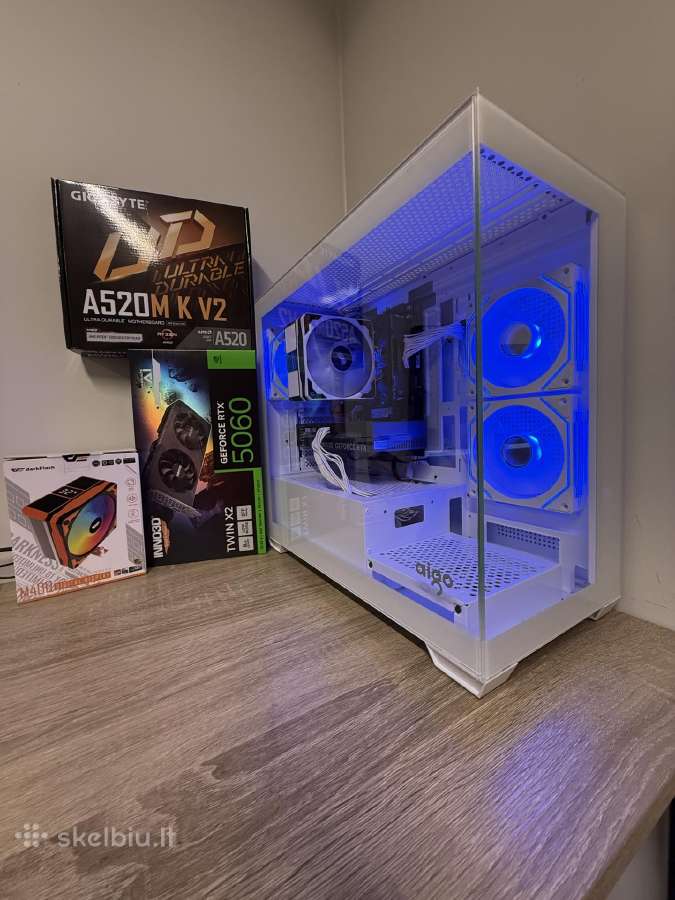 Akcija ryzen 5 Rtx5060 16gb RAM m2 512/1tb PVM sf - nuotraukos Nr. 2