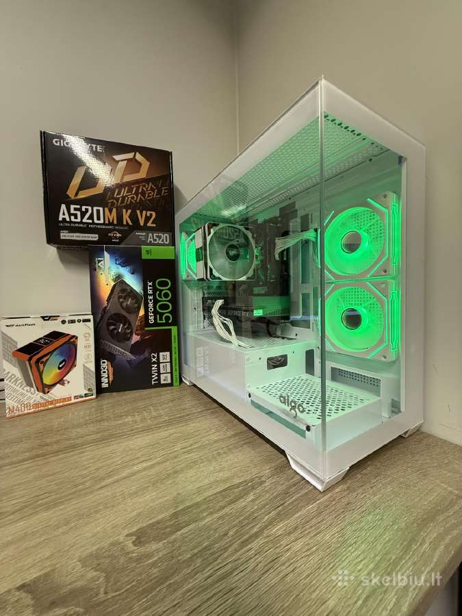 Akcija ryzen 5 Rtx5060 16gb RAM m2 512/1tb PVM sf - nuotraukos Nr. 3