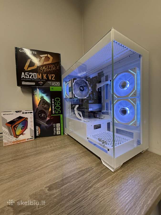 Akcija ryzen 5 Rtx5060 16gb RAM m2 512/1tb PVM sf - nuotraukos Nr. 4