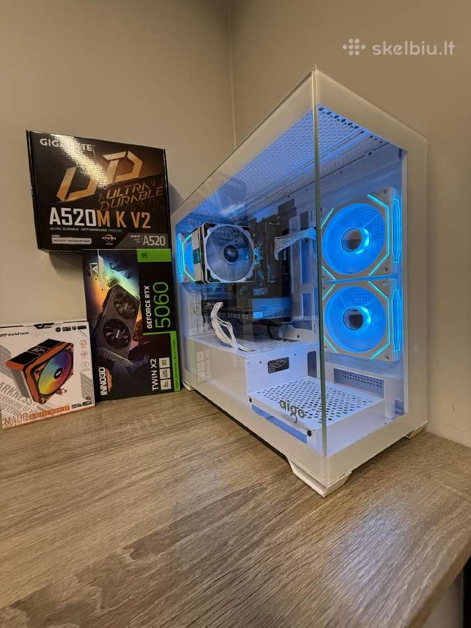 Akcija ryzen 5 Rtx5060 16gb RAM m2 512/1tb PVM sf - nuotraukos Nr. 5