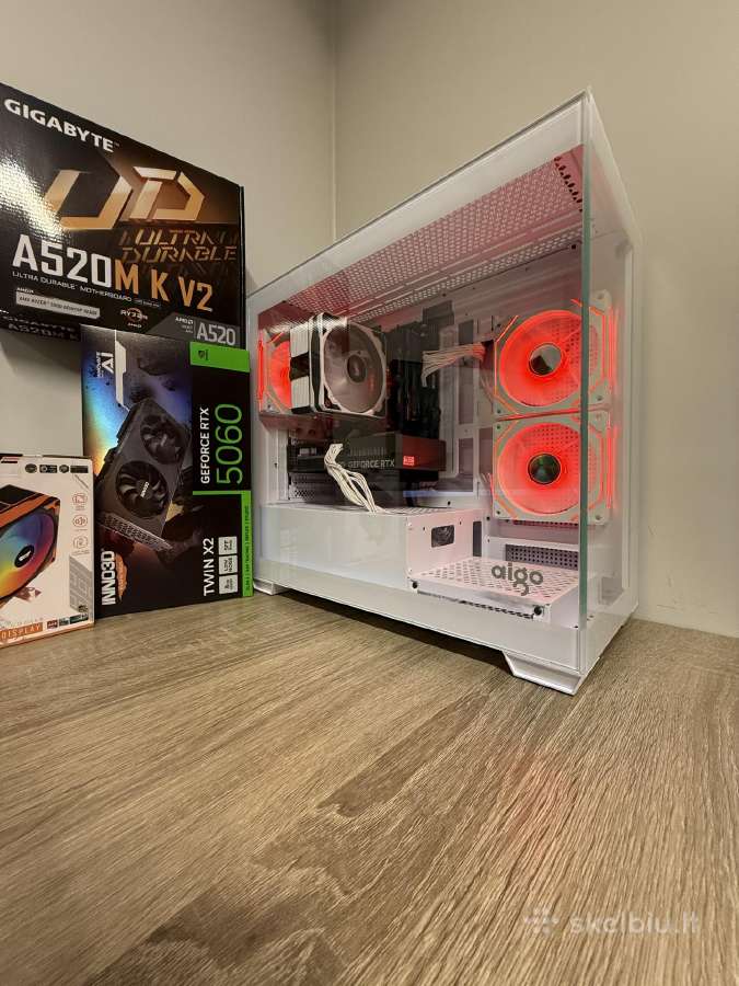 Akcija ryzen 5 Rtx5060 16gb RAM m2 512/1tb PVM sf - nuotraukos Nr. 9
