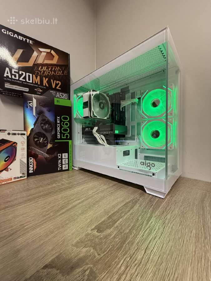 Akcija ryzen 5 Rtx5060 16gb RAM m2 512/1tb PVM sf - nuotraukos Nr. 10