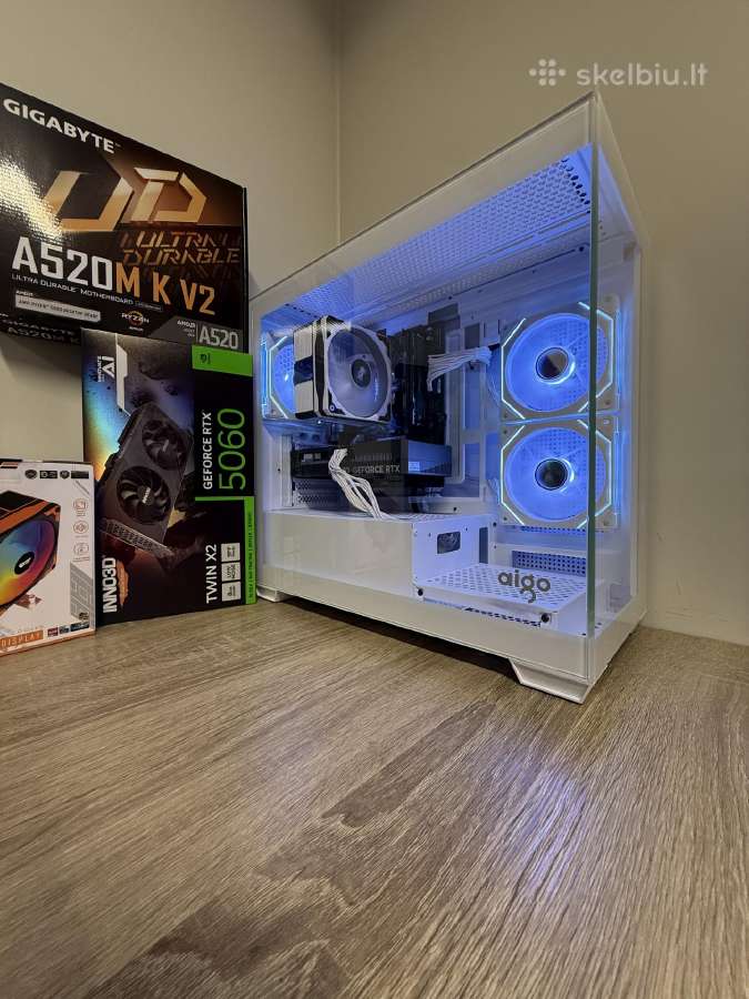 Akcija ryzen 5 Rtx5060 16gb RAM m2 512/1tb PVM sf - nuotraukos Nr. 13