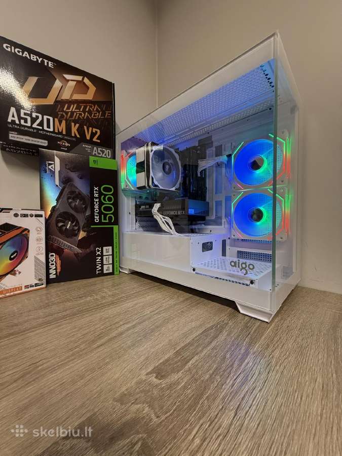 Akcija ryzen 5 Rtx5060 16gb RAM m2 512/1tb PVM sf - nuotraukos Nr. 16
