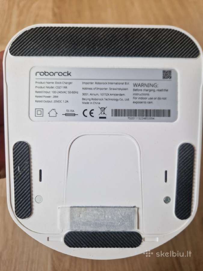 Roborock roboto siurblio įkrovimo stotelė - nuotraukos Nr. 2