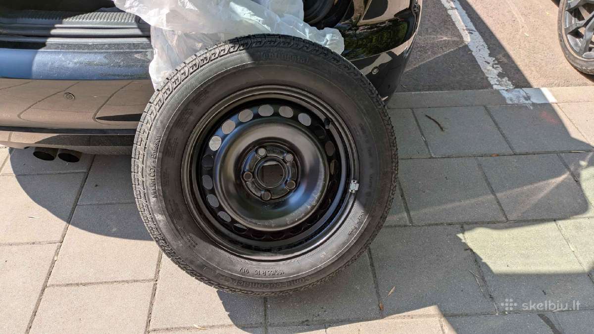 Normalaus dydžio atsarginis ratas R 15 195/65 - nuotraukos Nr. 3