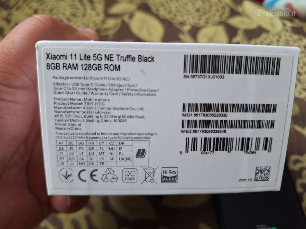 Xiaomi 11 lite 5G - nuotraukos Nr. 2