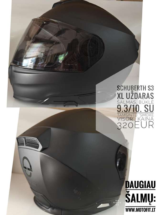Schuberth, Shoei,hjc, Shark salmai įvairūs dydžiai - nuotraukos Nr. 2