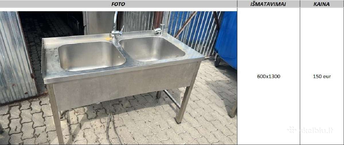 Nerūdijančio plieno stalai, šaldomi stalai - nuotraukos Nr. 7