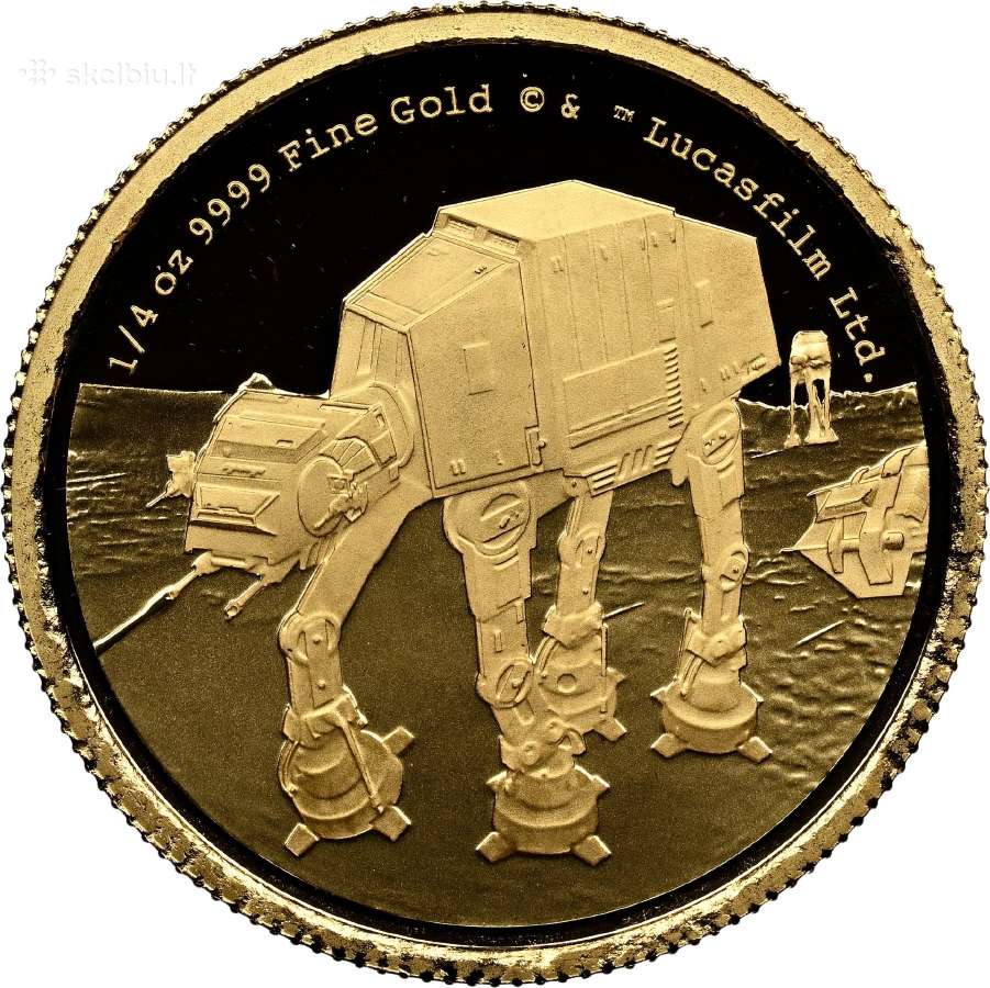 3 Auksinės Star Wars Niue monetos Ngc Pf70 - nuotraukos Nr. 5