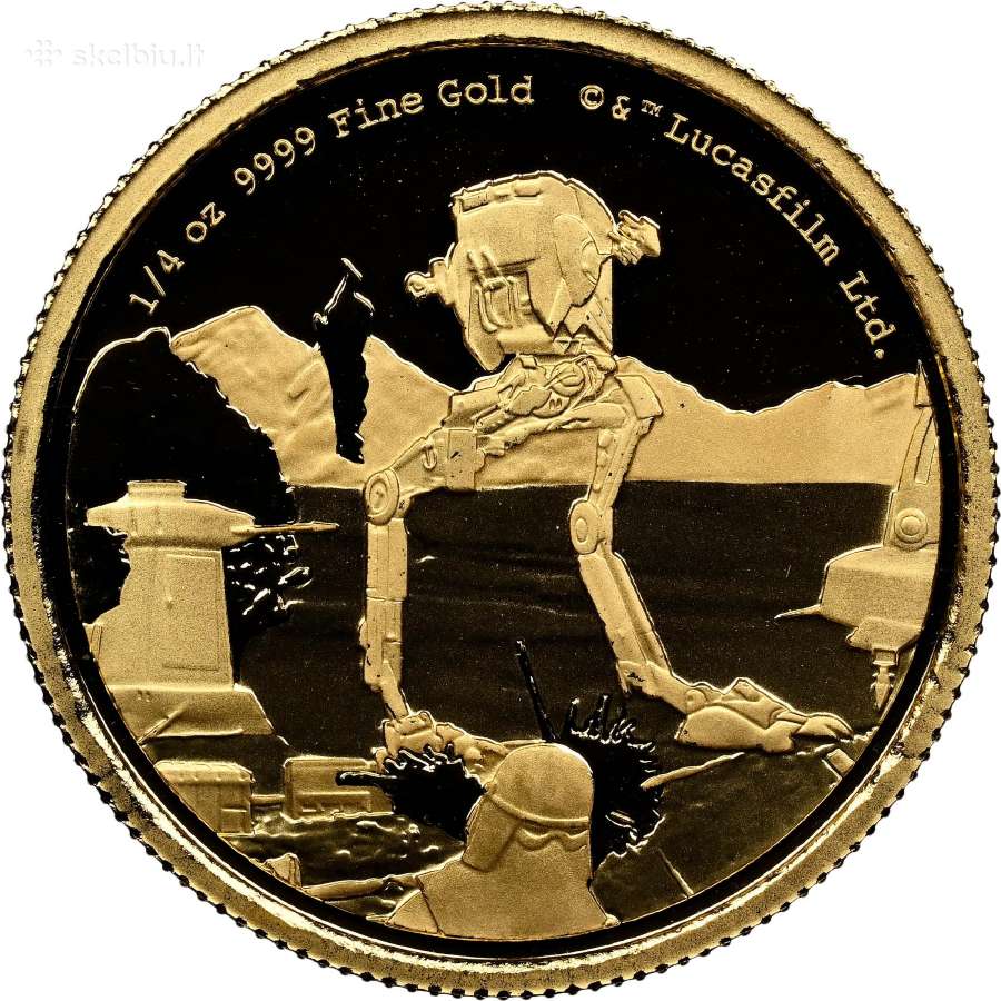 3 Auksinės Star Wars Niue monetos Ngc Pf70 - nuotraukos Nr. 6