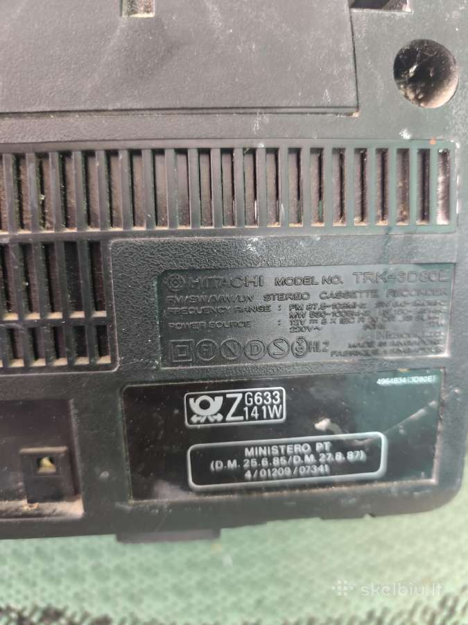 Hitachi trk 3d80e - nuotraukos Nr. 3