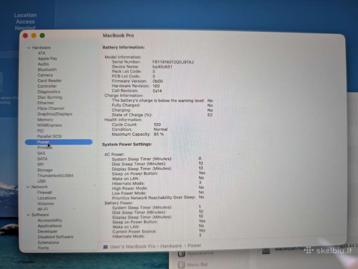 Apple MacBook Pro 16, M1 Max, 64gb, 1tb - nuotraukos Nr. 3
