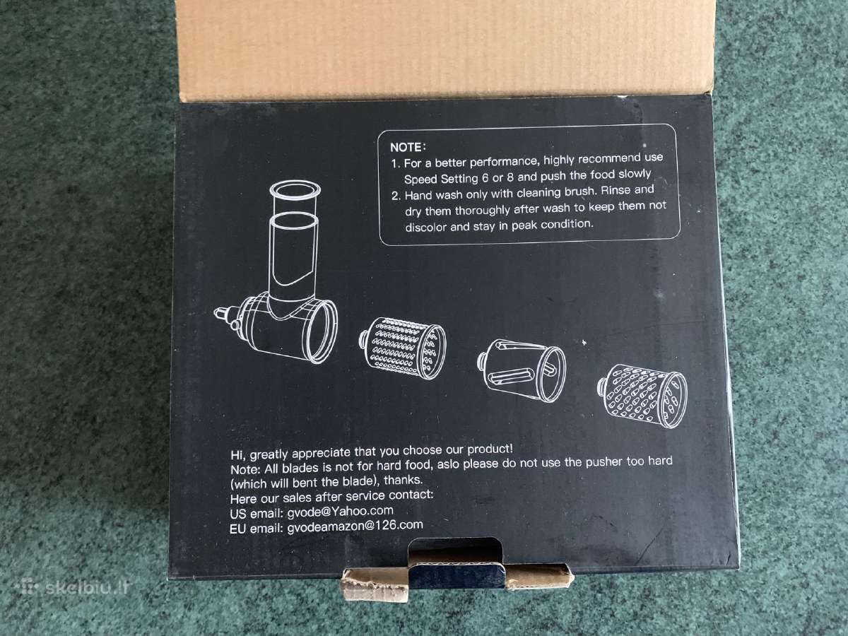 Daržovių pjaustyklė suderinama su Kitchen Aid - nuotraukos Nr. 6