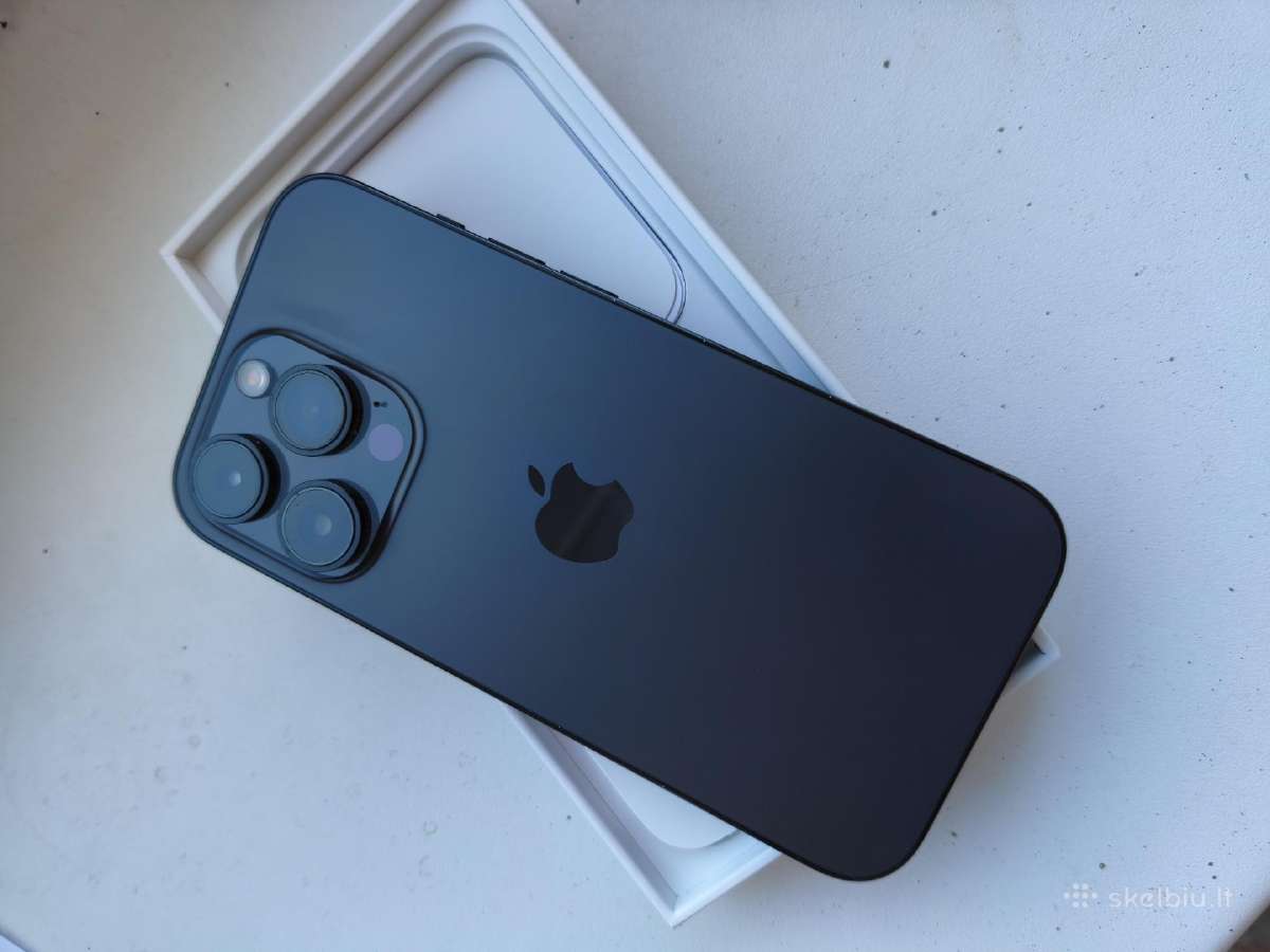 iPhone 14 Pro 128gb Juodas - nuotraukos Nr. 2