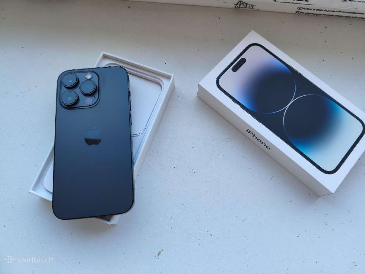 iPhone 14 Pro 128gb Juodas - nuotraukos Nr. 5