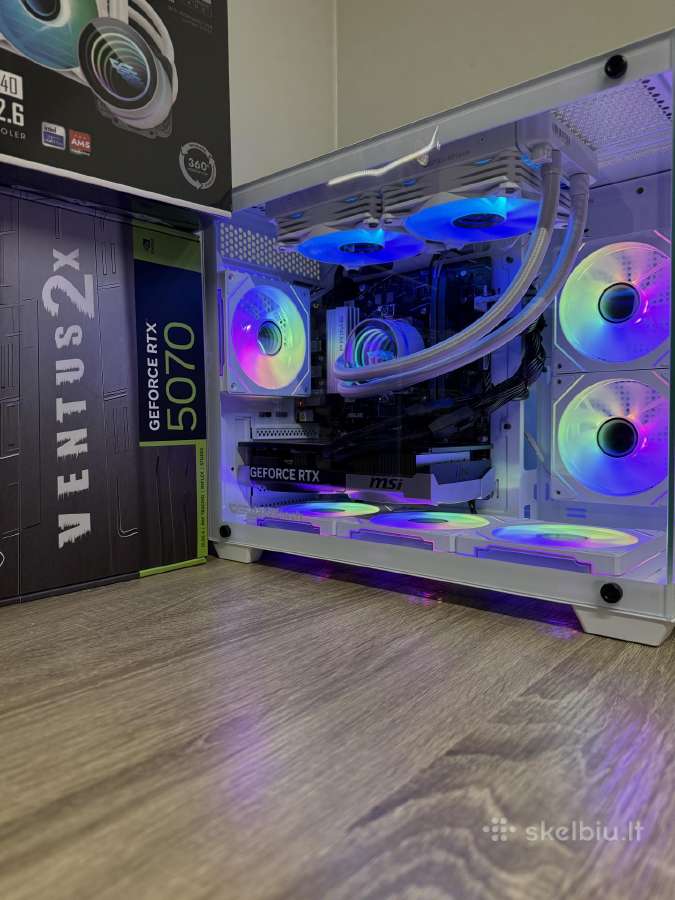 Ryzen 7 rtx 5070 32gb RAM m2 PVM sf garantija - nuotraukos Nr. 2