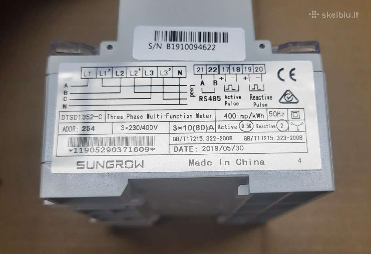 Sungrow skaitiklis Dtsd1352-c - nuotraukos Nr. 5