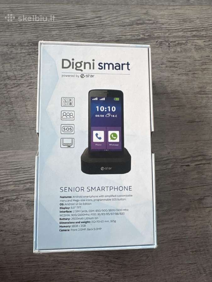 Nenaudotas mobilusis telefonas “Digni smart - nuotraukos Nr. 3