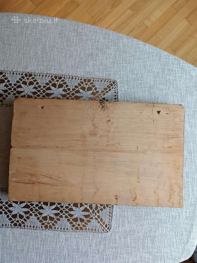 Vintažinis medinis drožinys Gedimino pilis - nuotraukos Nr. 4