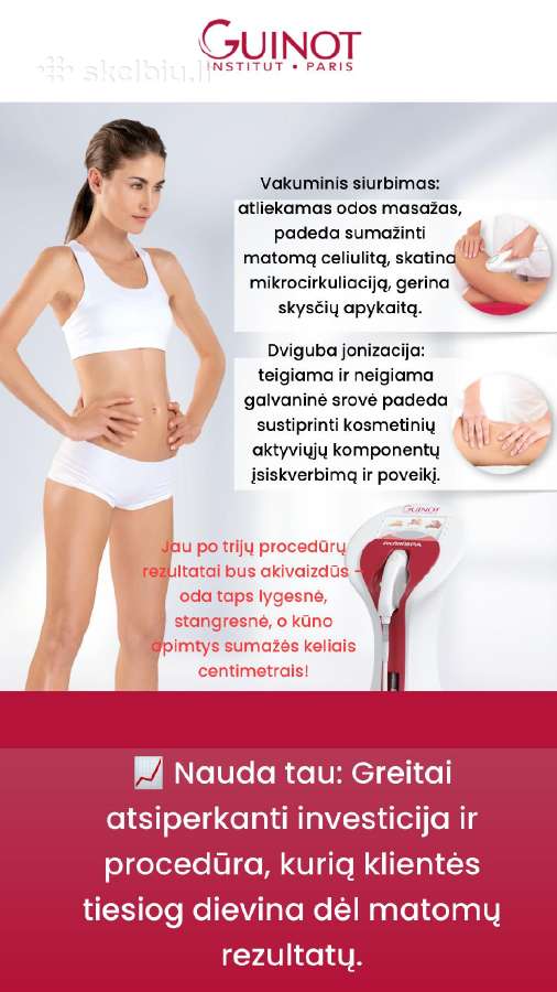 Parduodamas Guinot Technispa kūno aparatas - nuotraukos Nr. 7