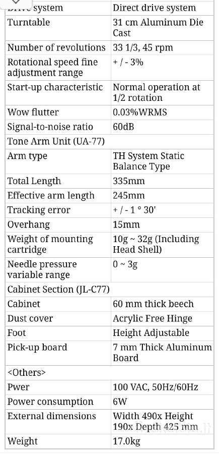 Denon Dp-3000, Victor Jl-b77 plokštelių grotuvai - nuotraukos Nr. 27