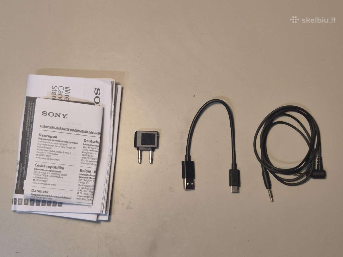 Belaidės ausinės Sony Wh-1000xm4 - nuotraukos Nr. 5
