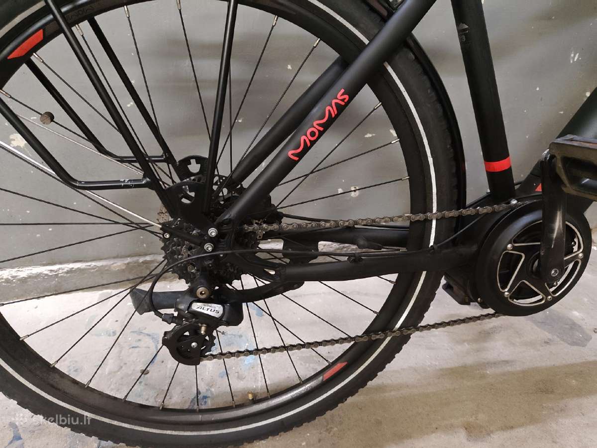 Momas Focus elektrinis dviratis XL dydis, 28 ratai - nuotraukos Nr. 9