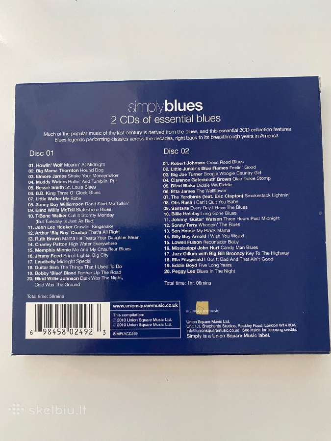 Simply blues 2 CD set - nuotraukos Nr. 2