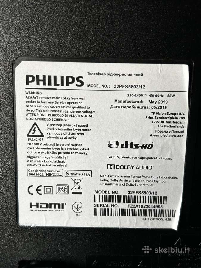 Philips TV 32 Smart - nuotraukos Nr. 2