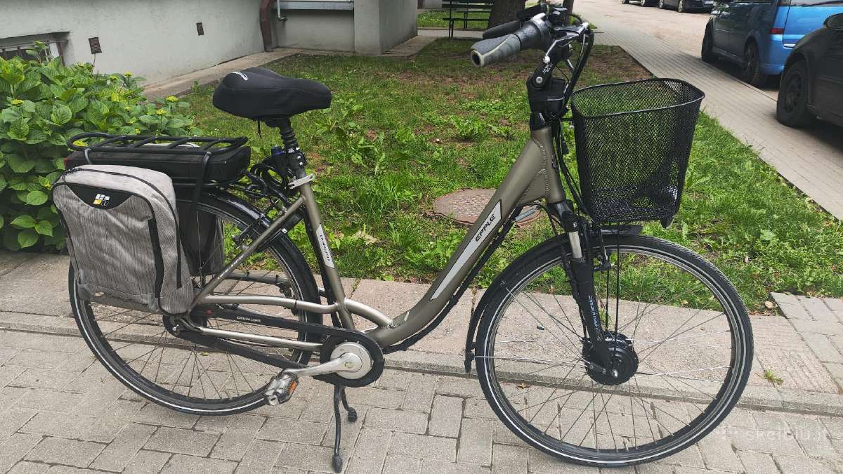 Elektrinis dviratis 28" L dydis. - nuotraukos Nr. 12