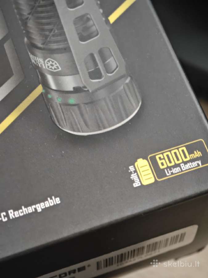 Nitecore edc35 zibintuvelis 5000 lumenu - nuotraukos Nr. 6