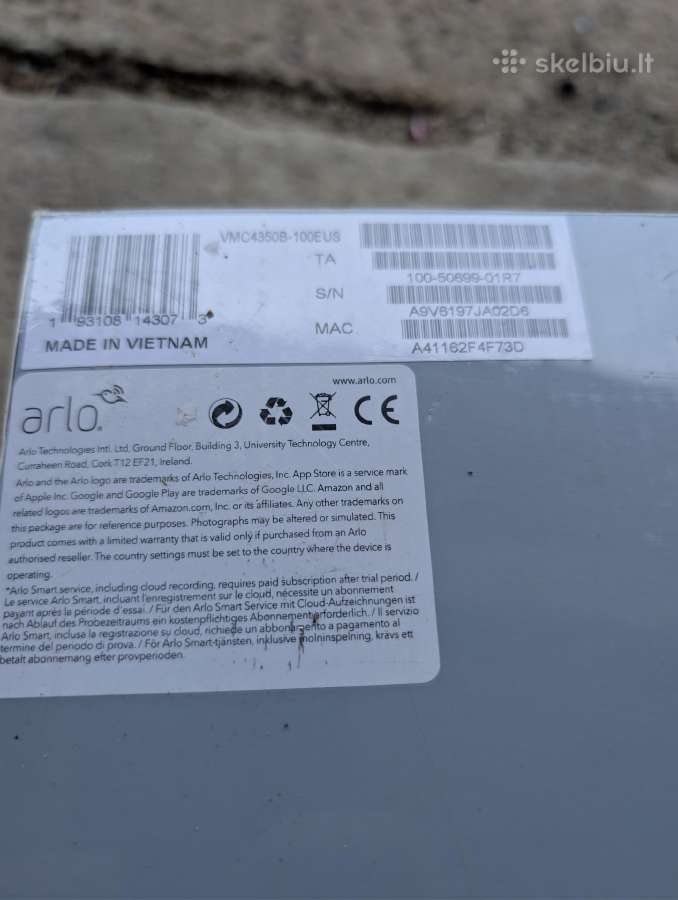 Arlo Pro 4, 3 Stebėjimo Kamerų ir Hub komplektas - nuotraukos Nr. 5