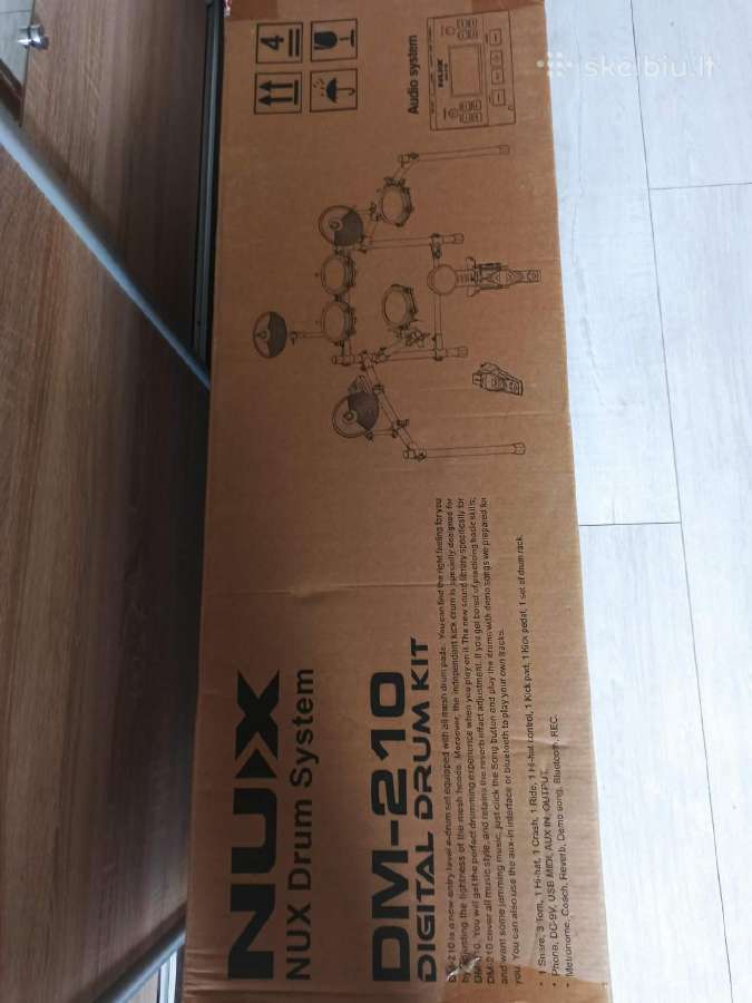 Elektroniniai būgnai Nux Dm-210 - nuotraukos Nr. 5