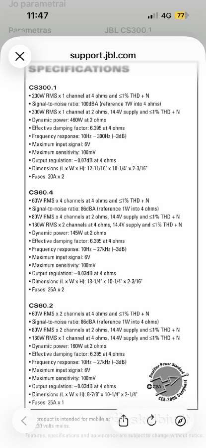 Sony subas + Jbl stiprintuvas - nuotraukos Nr. 12