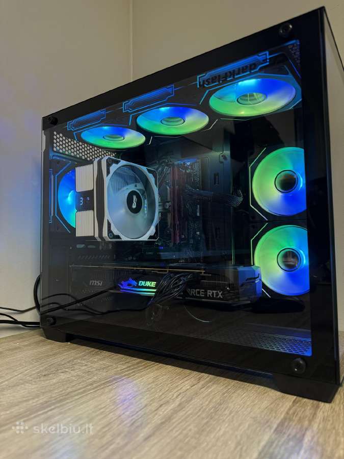 Ryzen 5 5500 rtx 2080 512ssd 16gb RAM PVM sf - nuotraukos Nr. 6