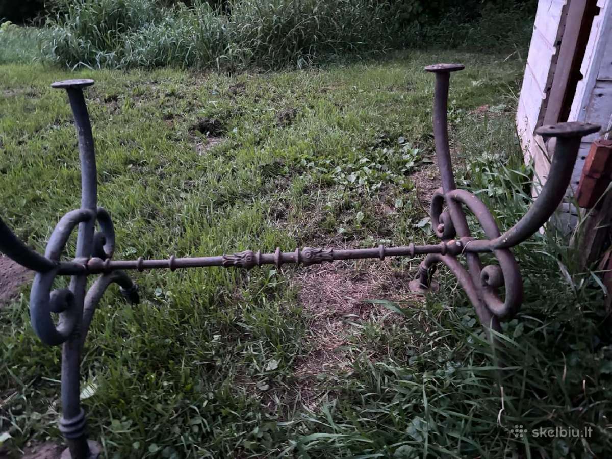Parduodamos ketaus suolų ir stalo kojos - nuotraukos Nr. 3